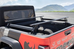 Toyota Tacoma Truck Bed Rack - Go Rhino - XRS Cross Bars - Textured Black - `16-`22
